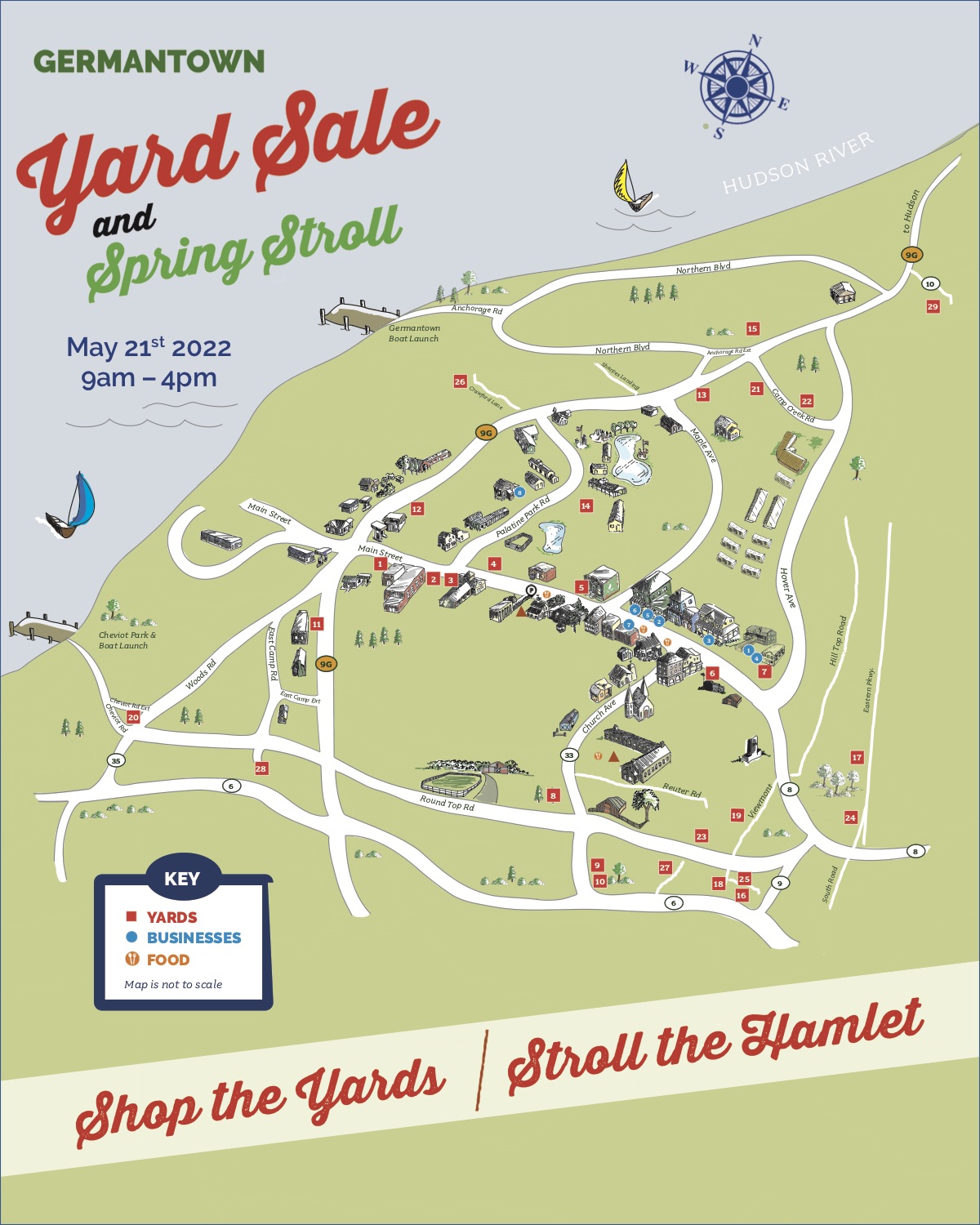 Yard Sale Map 2022 